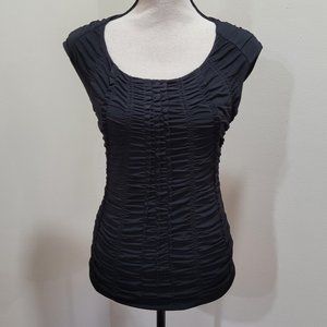 WHBM Sleeveless Ruched Top